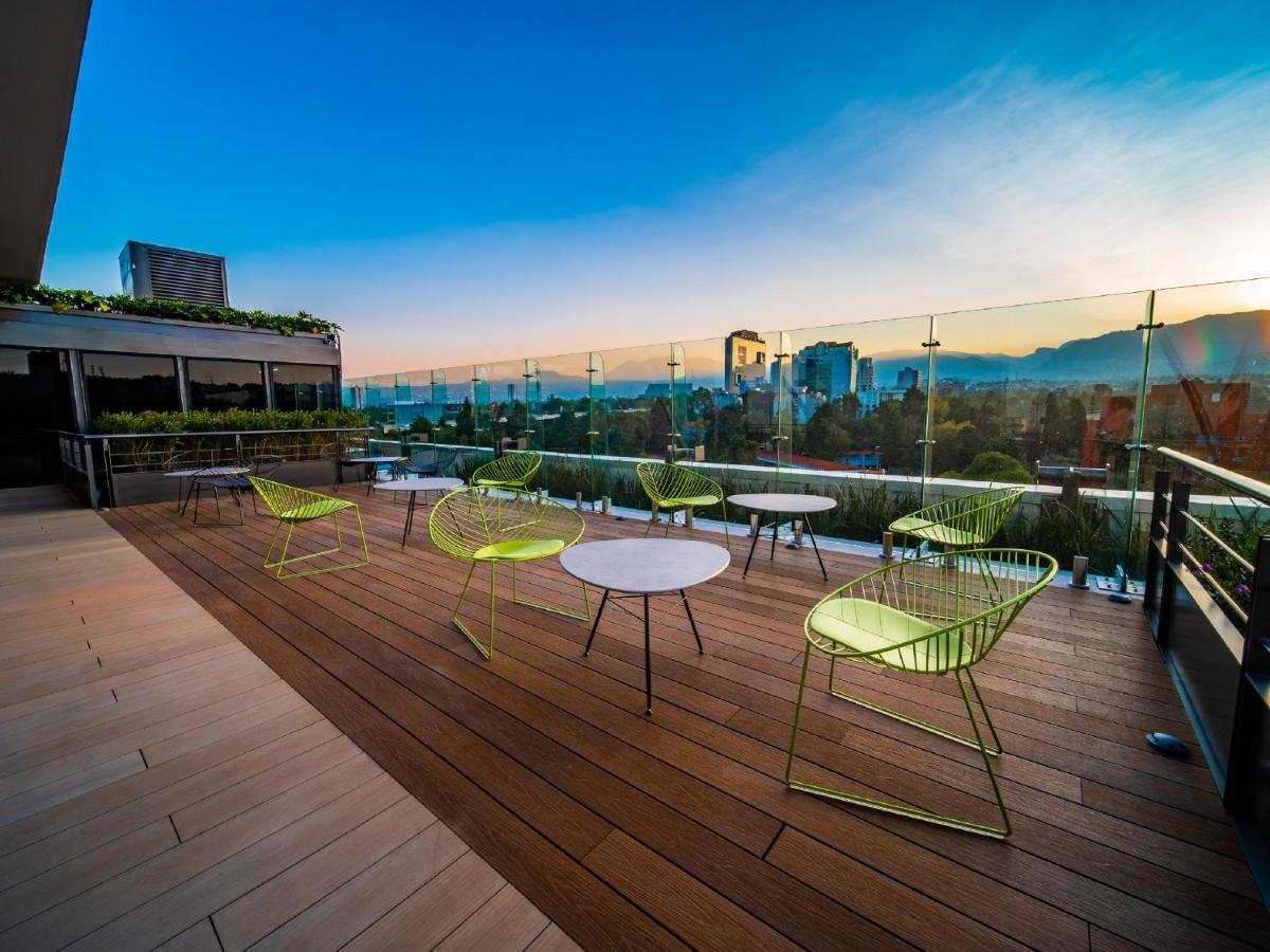墨西哥城 Galeria Plaza San Jeronimo酒店 外观 照片 Rooftop