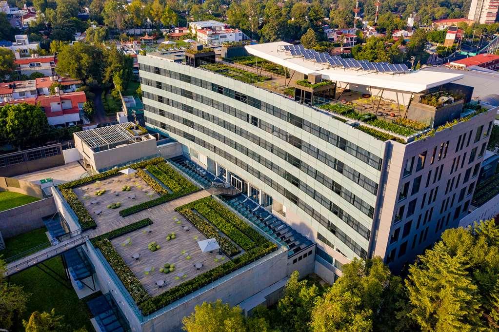 墨西哥城 Galeria Plaza San Jeronimo酒店 外观 照片 Aerial view of the campus