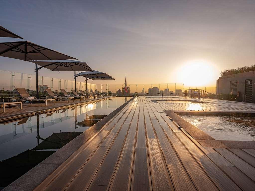 墨西哥城 Galeria Plaza San Jeronimo酒店 设施 照片 The rooftop of the hotel